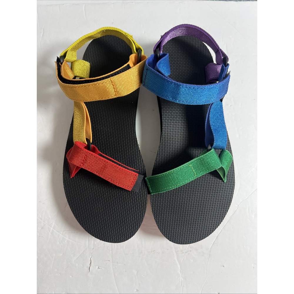Teva Pride Midform Universal Women's Sandal Size 9 Rainbow Multi